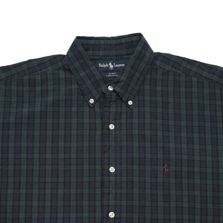 Ralph Lauren / Vintage, Two-Ply Cotton B.D. L/S Shirt "Blake"