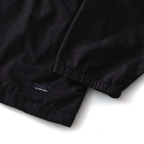L.L. Bean / Vintage, Nylon Half Zip Reflective Hooded Anorak