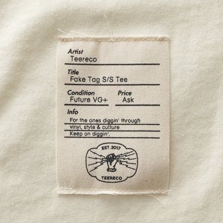Teereco / Fake Tag S/S Tee