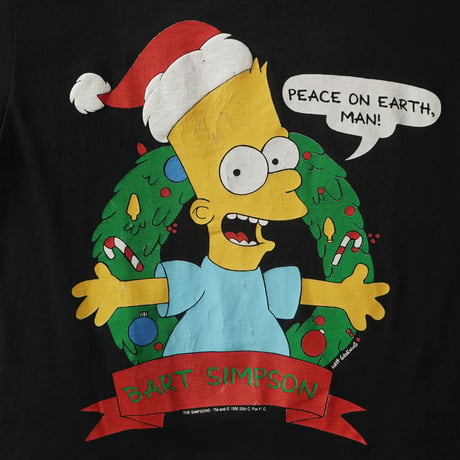 The Simpsons / Vintage, Bart Santa S/S Tee