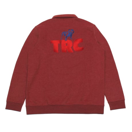 Teereco / Vintage, Embroidery Custom Zip Sweat Polo Shirt (5)