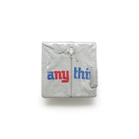 aNYthing / Vintage, Logo Zip Up Hoodie