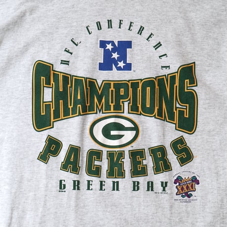 Greenbay Packers / Vintage, Super Bowl XXXI Champion S/S Tee (manufactured by Nutmeg Mills)
