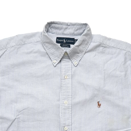 Ralph Lauren / Vintage, Striped Oxford B.D. L/S Shirt "Blake"