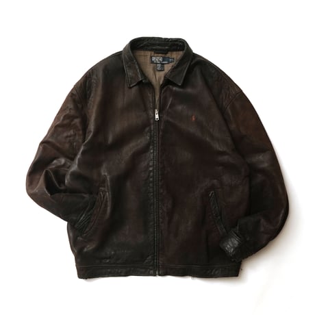 Polo Ralph Lauren / Vintage, Bradford Windbreaker Lamb Leather Jacket