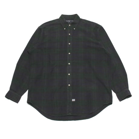 Ralph Lauren / Vintage Black Watch Plaid Flannel L/S B.D Shirt