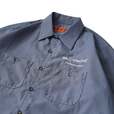 Mr. Electric / Staff Work Micro Plaid L/S Shirt