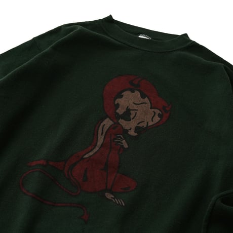 Betty Boop / Vintage Bootleg, Crewneck Sweatshirt "Red Devil"
