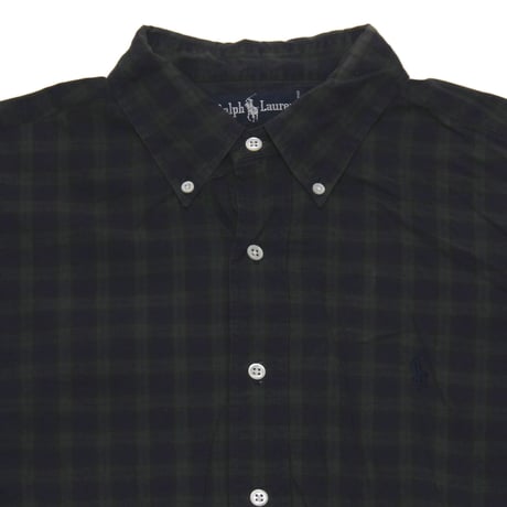 Ralph Lauren / Vintage Black Watch Plaid L/S Shirt