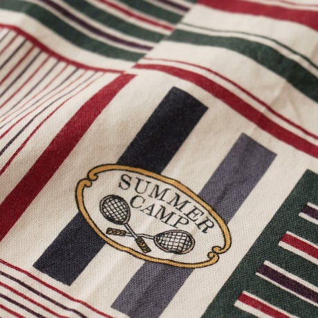 Chaps Ralph Lauren / Vintage, Patch Striped B.D S/S Shirt