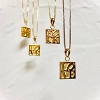 IN-PUT-OUT / “The other side of love” Reversible Necklace K18 GP / Silver 925