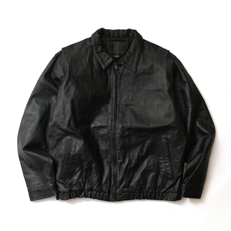 Vintage, Leather Harrington Jacket