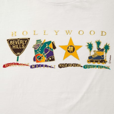 Hollywood, California / Vintage, Souvenir S/S Tee