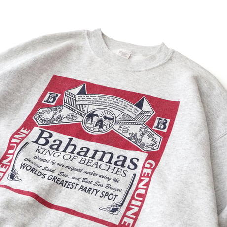 Commonwealth of The Bahamas / Vintage, Souvenir Crewneck Sweatshirt