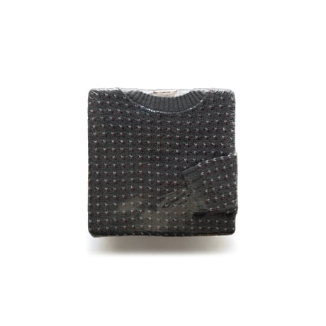 Woolrich / Vintage, Birds Eye Cotton Knit Crewneck Sweater