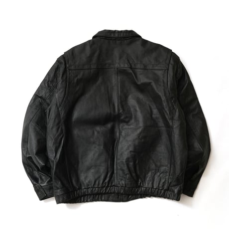 Vintage, Leather Harrington Jacket