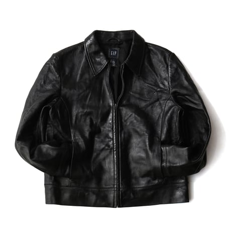 GAP / Vintage, Leather Harrington Jacket