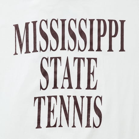 Mississippi State University / Vintage, Bulldogs S/S Tee "Tennis" (MSU)