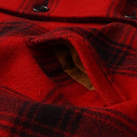 Field Tested by Sears / Vintage, Plaid Wool Melton Blanket Liner Hunting Jacket