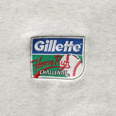 Gillette / Vintage, Crewneck Sweatshirt "Home Run Challenge"