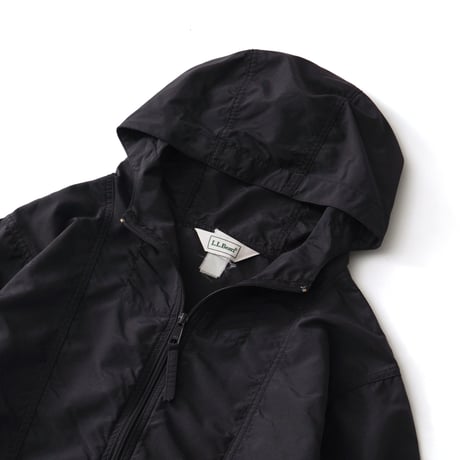 L.L. Bean / Vintage, Nylon Half Zip Reflective Hooded Anorak