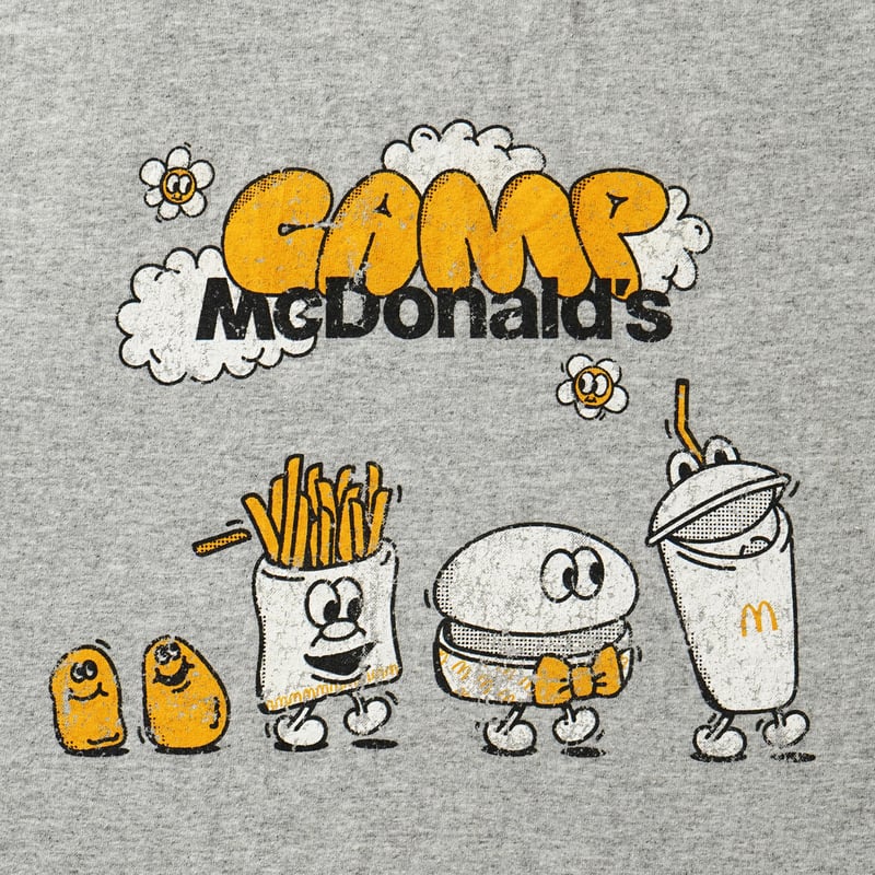 Free&Easy x CAMP MCDONALDS 長袖 Tシャツ 送関込 McDonald / Camp McDonald S/S Tee | ティーレコ