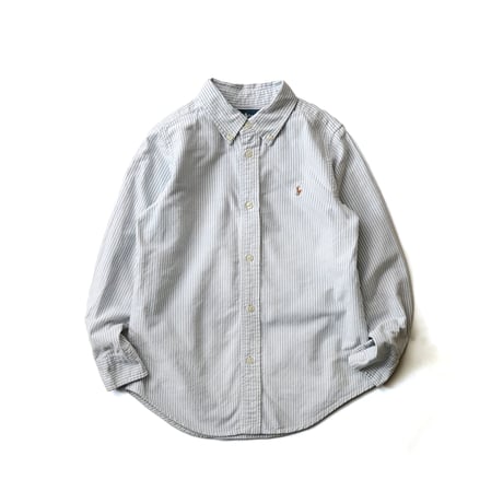 【Kids】Ralph Lauren / Striped Cotton Oxford B.D. L/S Shirt