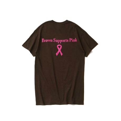 UPS / Logo S/S Tee "Brown Supports Pink"