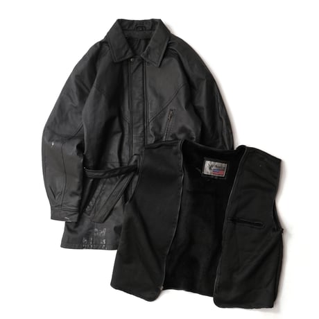 Vintage, Boa Liner Leather Coat