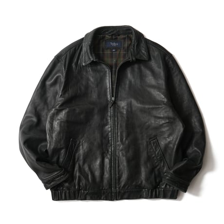 Leather Harrington Jacket