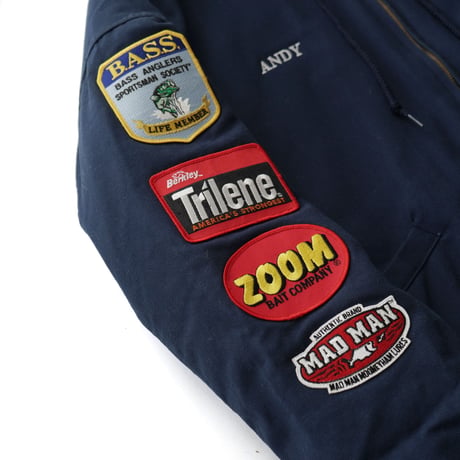 Yamaha Motor / Vintage, Layered Hooded Puffy Jacket