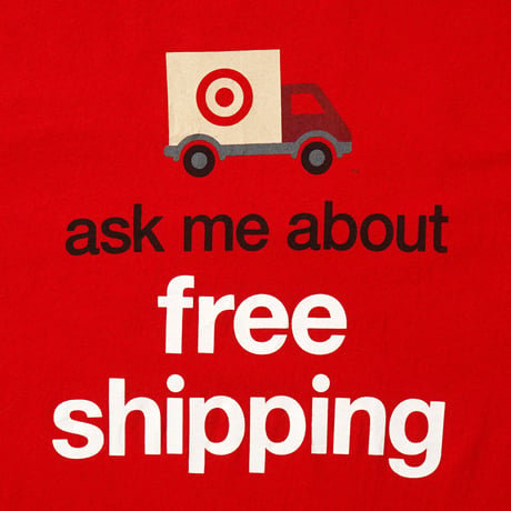 Target / Staff S/S Tee "Free Shiping"