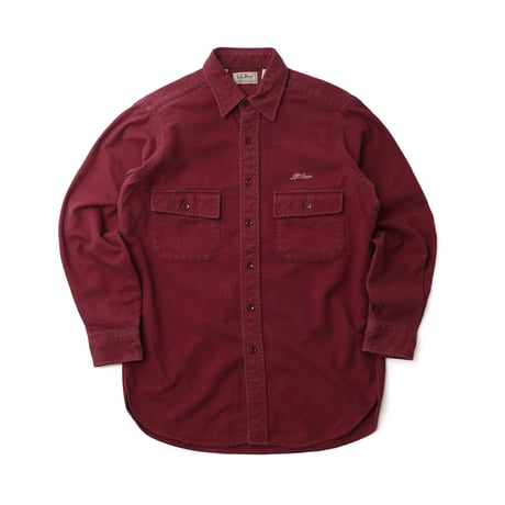 L.L. Bean / Vintage, Flannel L/S Shirt "Chamois Cloth Shirt"