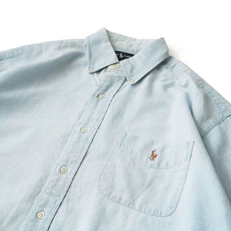 Ralph Lauren / Vintage, Chambray B.D. L/S Shirt "Big Shirt"