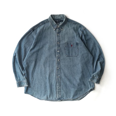 Ralph Lauren / Vintage, Denim B.D. L/S Shirt "Big Shirt"