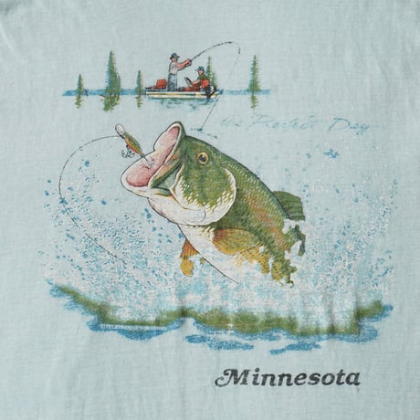 Minnesota / Vintage, Bass Fishing S/S Tee