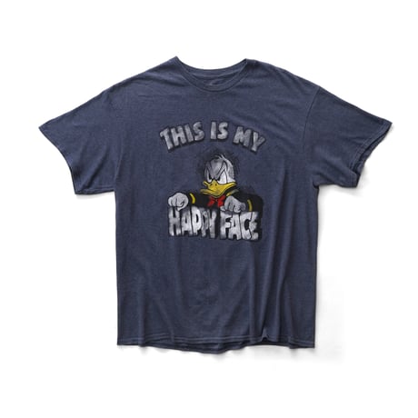 Disney / This Is My Happy Face S/S Tee "Donald Duck"