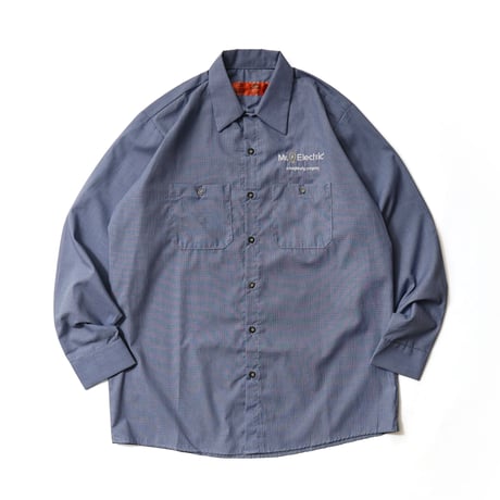 Mr. Electric / Staff Work Micro Plaid L/S Shirt