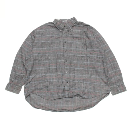 90's Vintage, Glen Plaid B.D L/S Shirt