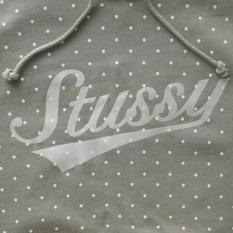 Stussy / Vintage, Polka Dot Hooded Sweatshirt