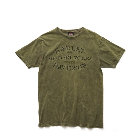 Harley Davidson / Vintage, Pigment Dyed Logo S/S Tee "Sturgis, ND"