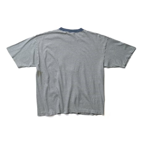 Jamaica / Embroidered Micro Striped S/S Tee