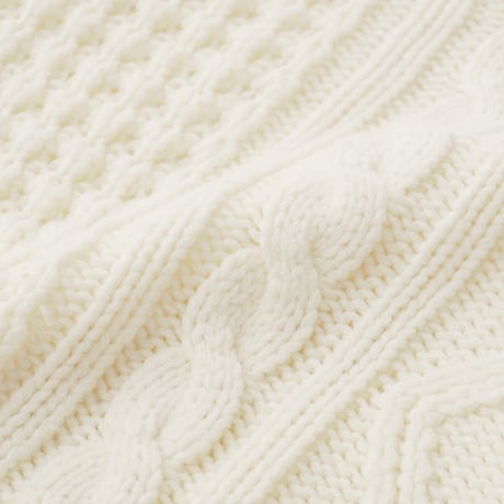 Conqueror / Vintage, Fisherman Knit Crewneck Sweater