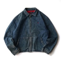 Polo Ralph Lauren / Vintage, Fleece Liner Bayport Denim Windbreaker