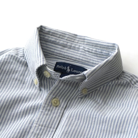 【Kids】Ralph Lauren / Striped Cotton Oxford B.D. L/S Shirt