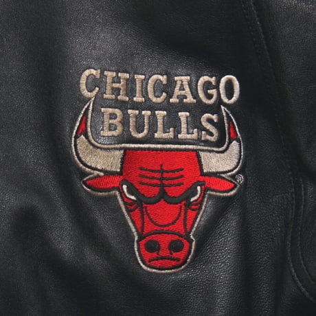 STARTER / Vintage, Leather Jacket "Chicago Bulls"