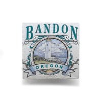 Bandon, OR / Vintage, Souvenir S/S Tee "Coquille River Lighthouse"