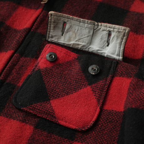 Big Mike / Vintage, Plaid Wool Melton Quilted Liner Hunting Jacket