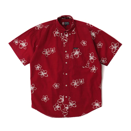 Chaps Ralph Lauren / Vintage, Floral B.D S/S Shirt