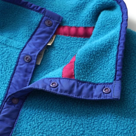 L.L.Bean / Vintage, Tumbled Sherpa Fleece, Snap Pullover